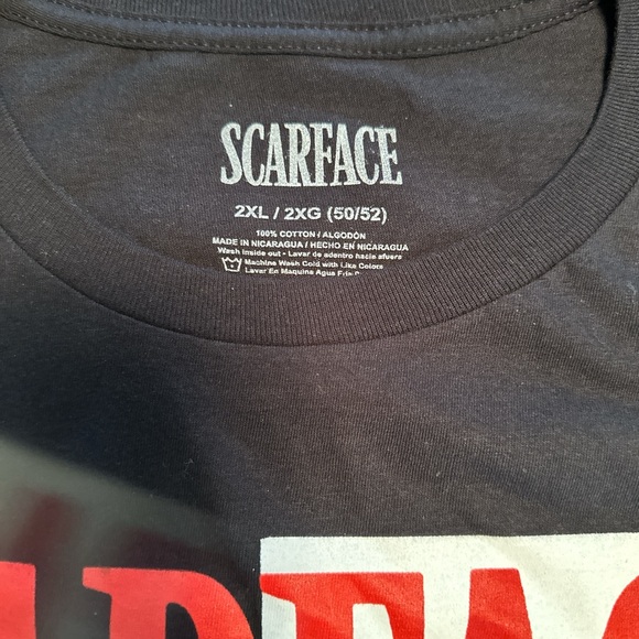 Men’s SCARFACE T-shirt size XXL NWT - Picture 2 of 4